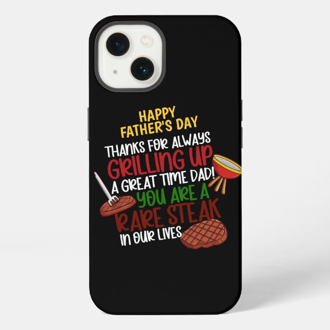 Funda Para iPhone Papá Chef Parrillero Divertido Personalizado (Reverso )