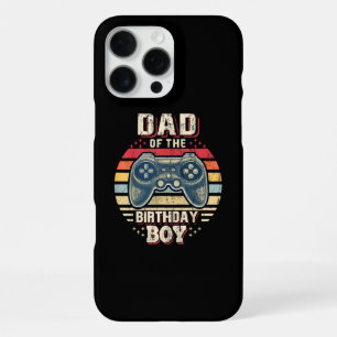 Funda Para iPhone 16 Pro Max Papá del niño de cumpleaños coincidente Videojugad