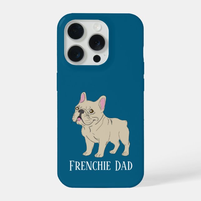 Funda Para iPhone Papá Frenchie (Reverso )
