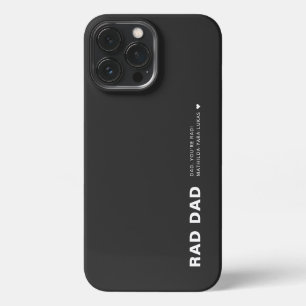 Funda Para iPhone 13 Pro Max Papá Radical Moderno Divertido Padre Papá Elegante