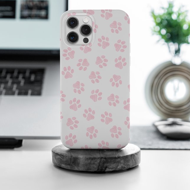 Funda Para iPhone Papas de perro, garras de perro, garras rosadas de (Subido por el creador)