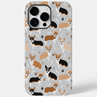 Funda Para iPhone 14 Pro Max Papas y huesos de perro de Corgi