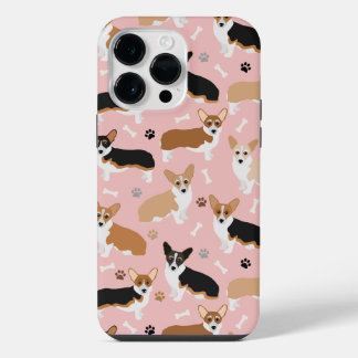 Funda Para iPhone 14 Pro Max Papas y huesos de perro de Corgi