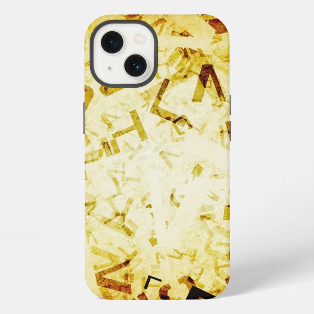 Funda Para iPhone Papel de Scrapbooking de Fondo (Reverso )