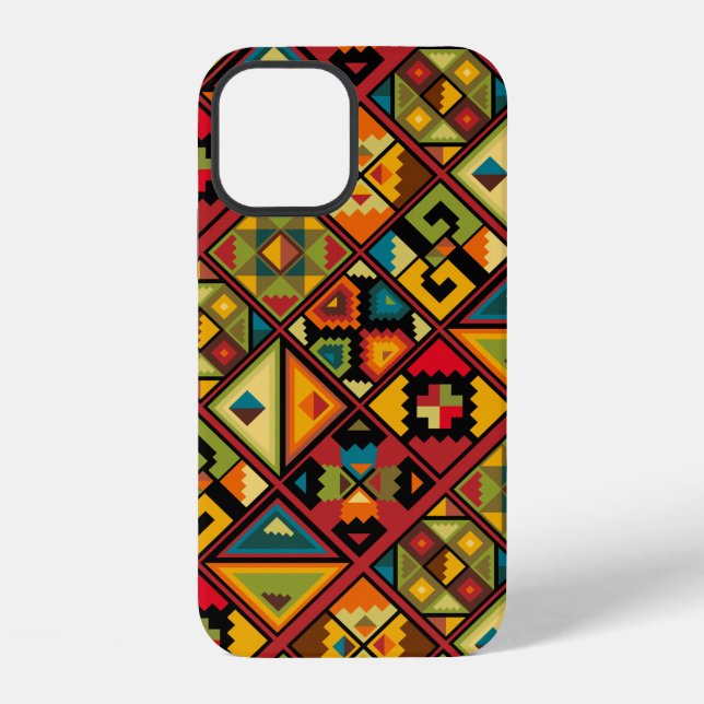 Funda Para iPhone papel digital africano (Reverso )