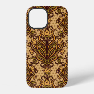 Funda Para iPhone 12 Papel pintado sin costuras en estilo art nouveau, 