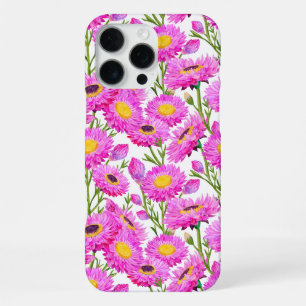 Funda Para iPhone 16 Pro Max Papel rosa: disimula los flores