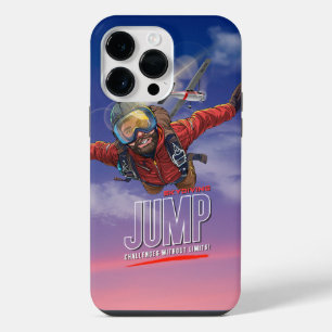 Funda Para iPhone 14 Pro Max Paracaidismo-Siente la Libertad Sobre las Nubes