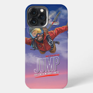 Funda Para iPhone 13 Pro Max Paracaidismo-Siente la Libertad Sobre las Nubes
