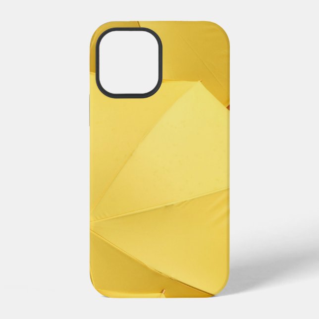 Funda Para iPhone Paraguas amarillo (Reverso )