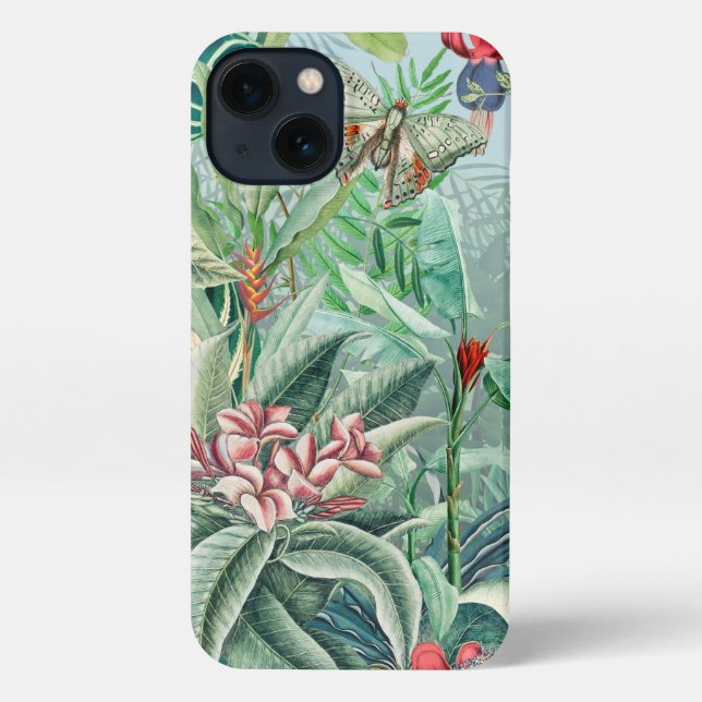Funda Para iPhone Paraíso tropical (Reverso )