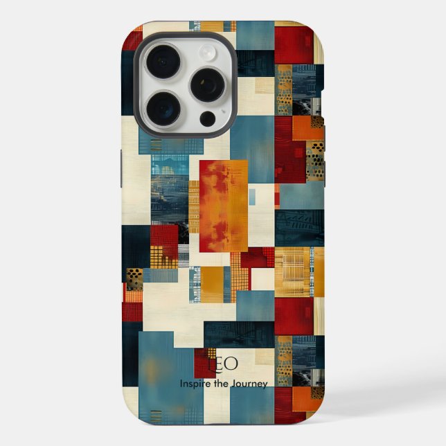 Funda Para iPhone Parche Moderno Geométrico – Audaz e Inspirador (Reverso )