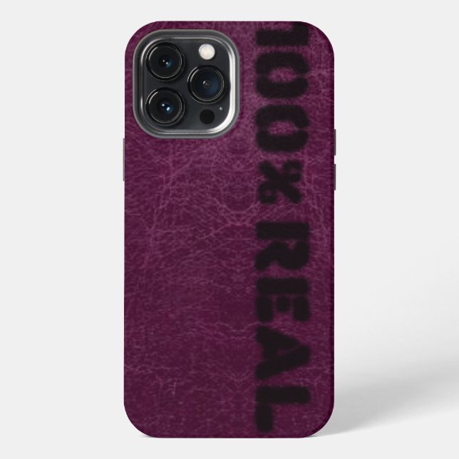 Funda Para iPhone Parece una piel morada (Reverso )