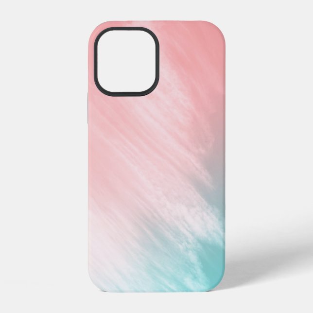 FUNDA PARA iPhone PARED ABSTRACTA DE PASTEL Y MENTA (Reverso )