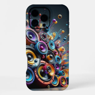 Funda Para iPhone 16 Pro Max Pared de Altavoces