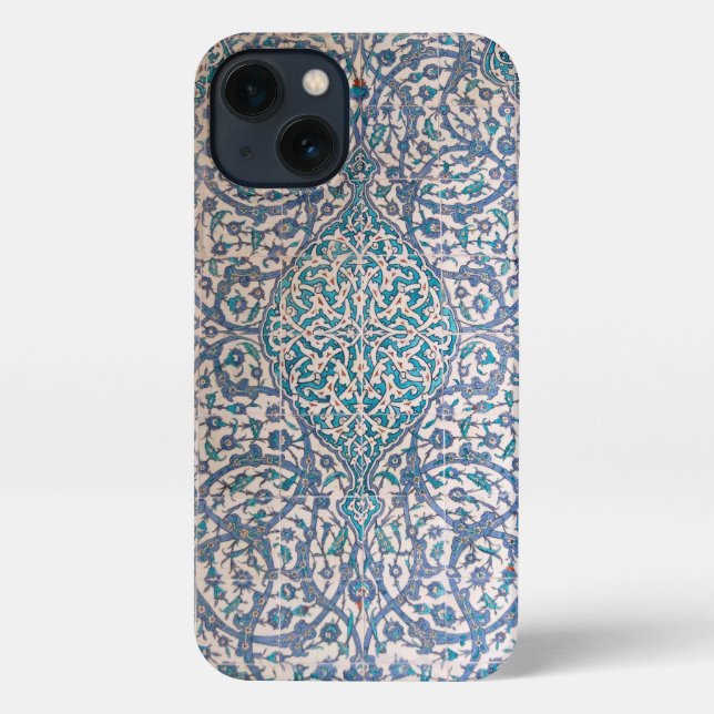 Funda Para iPhone Pared de azulejos Iznik (Reverso )