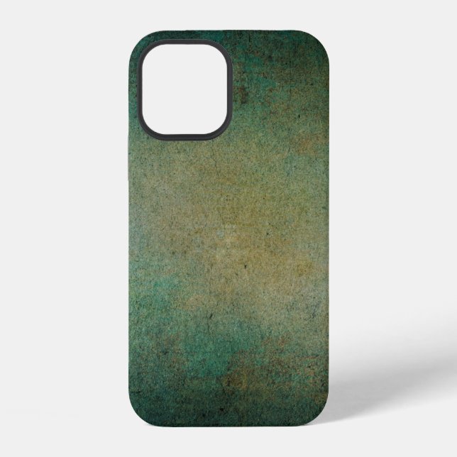 Funda Para iPhone Pared de gradiente verde azul textura (Reverso )