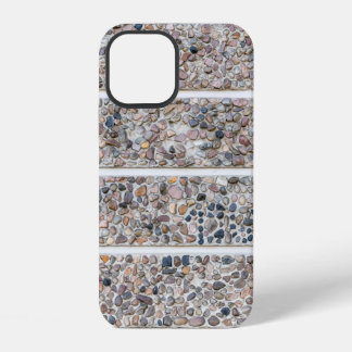 Funda Para iPhone 12 pared de guijarros de hormigón