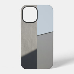 Funda Para iPhone 12 pared de hormigón blanco por la mañana
