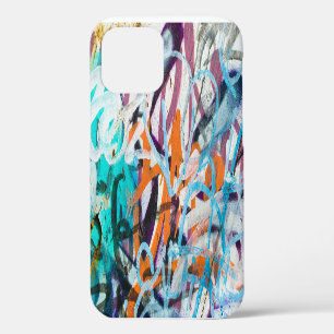 Funda Para iPhone 12 Pared de hormigón desgastada, textura grungy.
