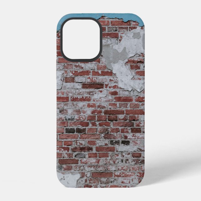 Funda Para iPhone Pared de ladrillo marrón (Reverso )