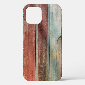 Funda Para iPhone 12 pared de madera en abstracto de color vintage, env