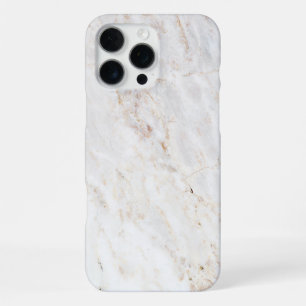 Funda Para iPhone 16 Pro Max Pared de mármol blanco texturizado