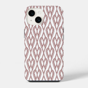 Funda Para iPhone 14 Paredes de flores Art Deco