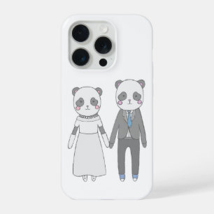 Pareja de Boda de Panda Adorable – Novia y Novio K