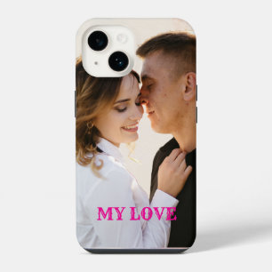 Funda Para iPhone 14 Pareja enamorada Foto Personalizada