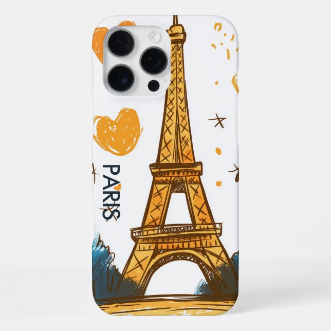 Funda Para iPhone París Francia (Reverso )