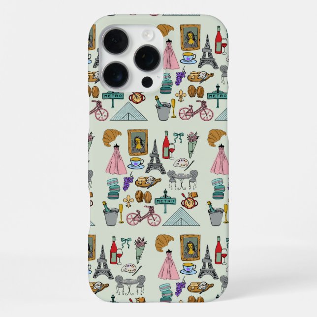 Funda Para iPhone París romántico (Reverso )