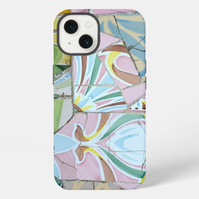 Funda Para iPhone Park Guell mosaics (Reverso )