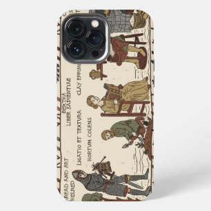 Funda Para iPhone 13 Pro Max parodia de la tapicería de bayeux
