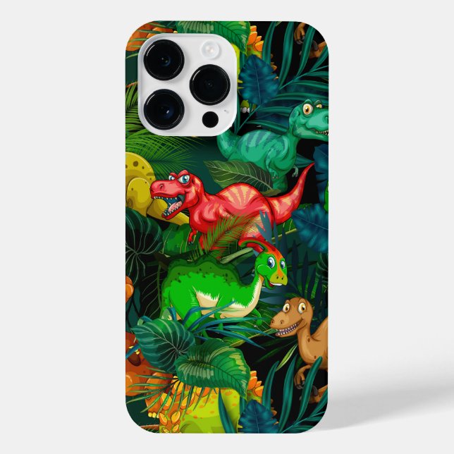 Funda Para iPhone Parque de dinosaurios (Reverso)