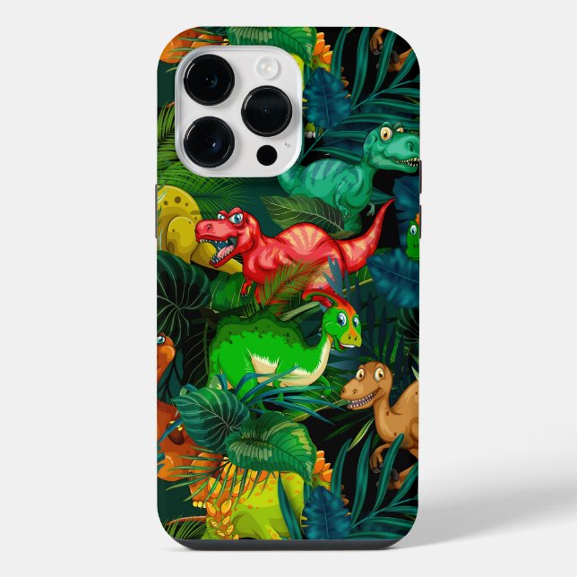 Funda Para iPhone Parque Dinosaur (Reverso )