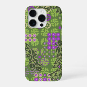 Funda Para iPhone 16 Pro Parque Goldengate Floral Psicodélico Vintage