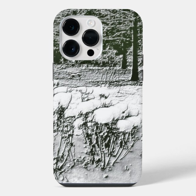 Funda Para iPhone Parque invernal (Reverso )