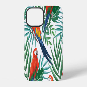 Funda Para iPhone 12 Parrots tropicales: Palm exuberante sin foco