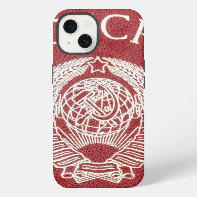 Funda Para iPhone Pasaporte de la Unión Soviética (Reverso )