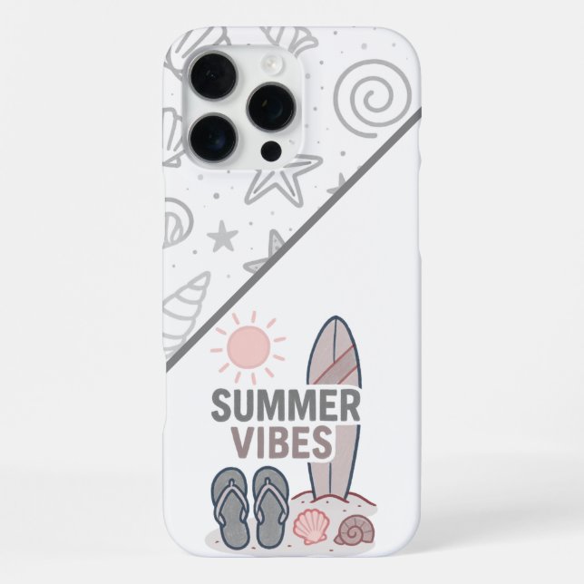 Funda Para iPhone Pasarán los días de playa (Reverso )