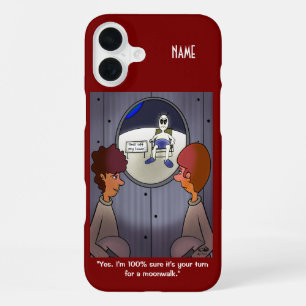 Funda Para iPhone 16 Plus Paseo lunar