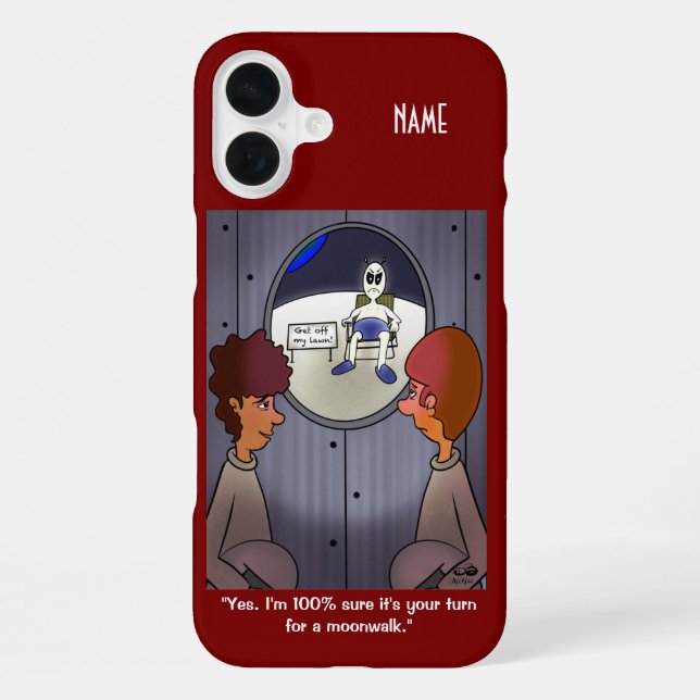 Funda Para iPhone Paseo lunar (Reverso )