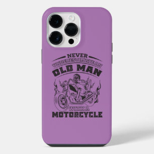 Funda Para iPhone 14 Pro Max Pasión del Viejo para motocicletas, divertida