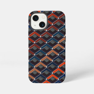 Funda Para iPhone 13 Mini Pasos de Karo en zigzag coloridos