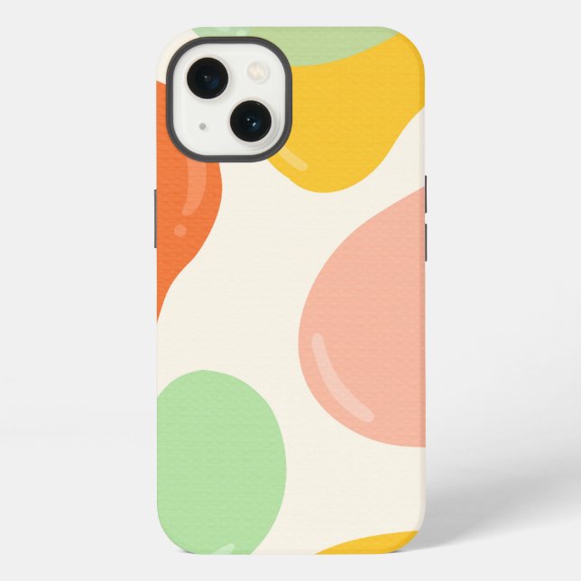 Funda Para iPhone Pastel Bubbles (Reverso )