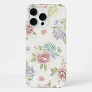 Funda Para iPhone 16 Pro Max Pastel Estético de Peonía