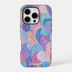 Funda Para iPhone 16 Pro Pastel Swirls Crear Ondas Tranquilas