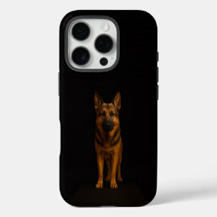 Funda Para iPhone 16 Pro Pastor Alemán Black 4 Luxe iPhone 16 Pro