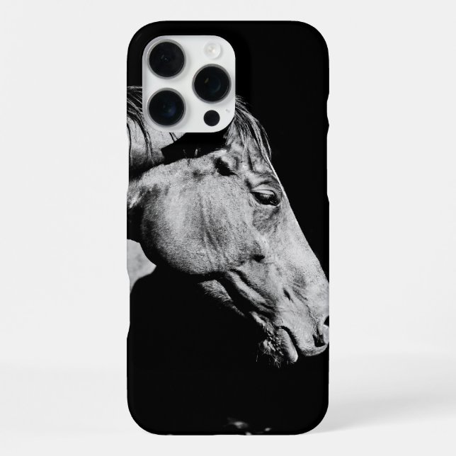 Funda Para iPhone pata de caballo cabeza (Reverso )